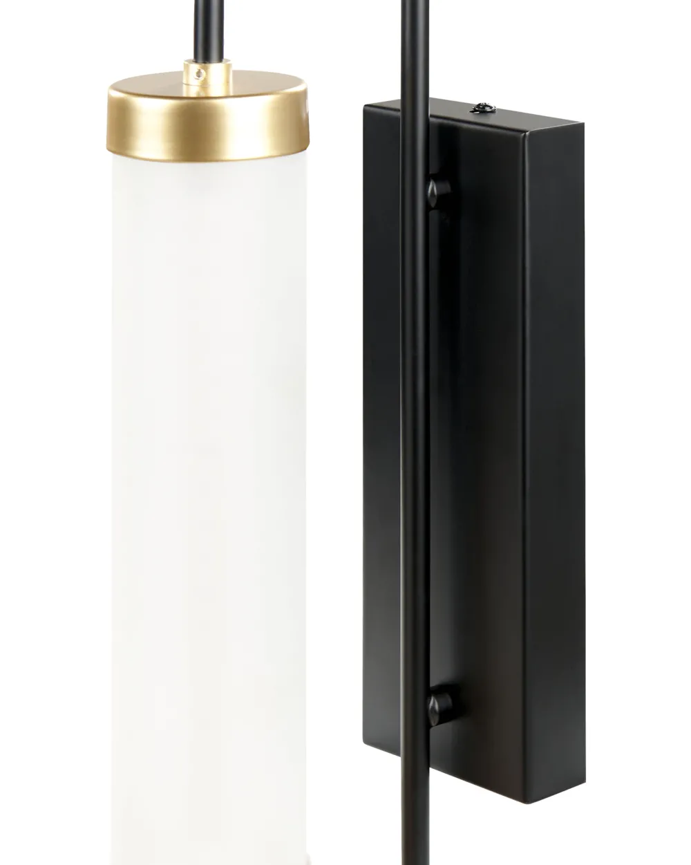 Clearance Beliani Led-Seinavalaisin Metalli Musta/Kulta Jacobs