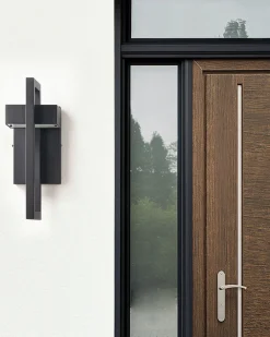 Store Beliani Led-Ulkoseinavalaisin Musta Kelty