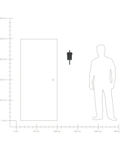 Store Beliani Led-Ulkoseinavalaisin Musta Kelty