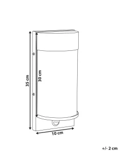 Hot Beliani Led-Ulkoseinavalaisin Rauta Musta Pheppie