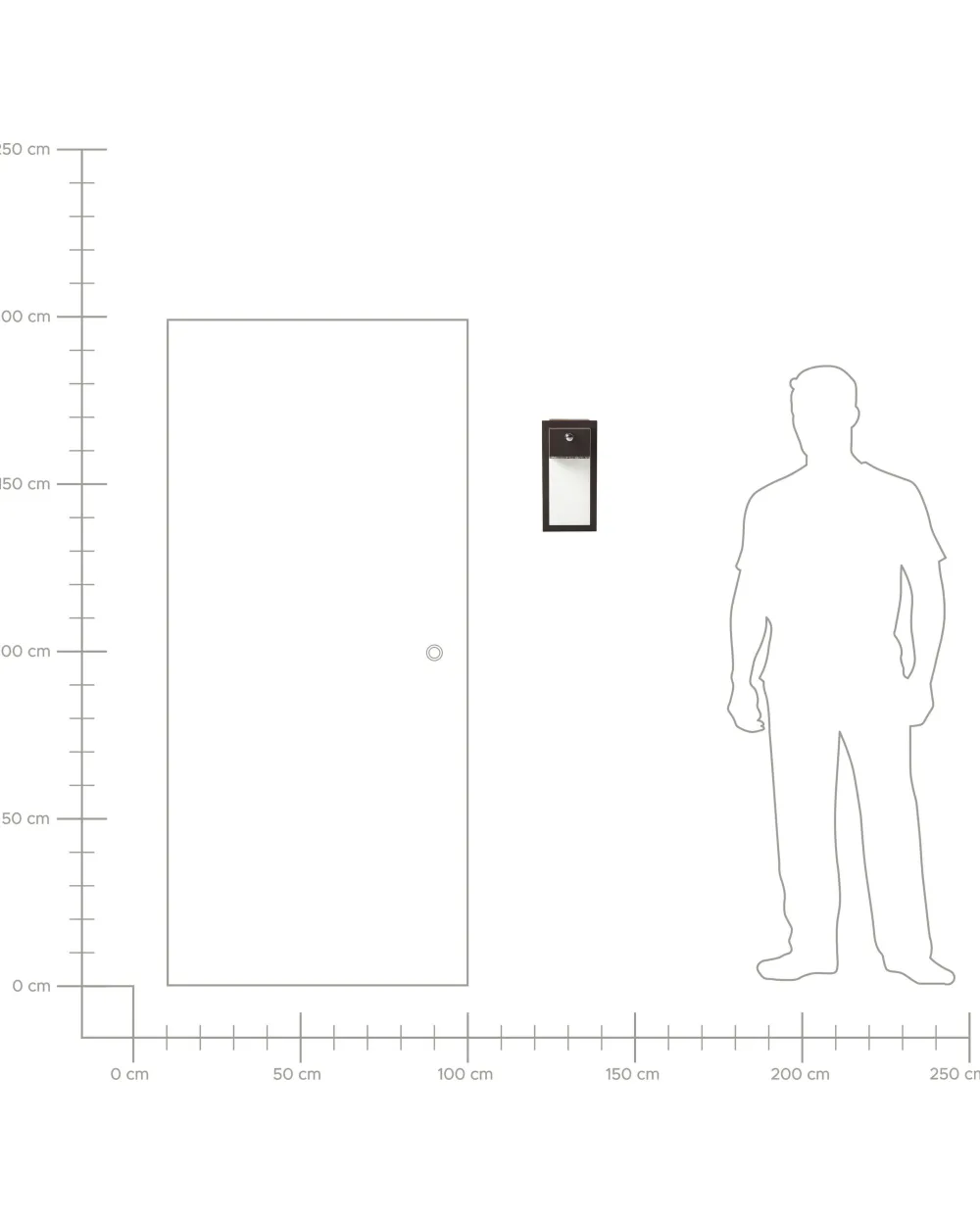 Clearance Beliani Led-Ulkoseinavalaisin Rauta Musta Elliot