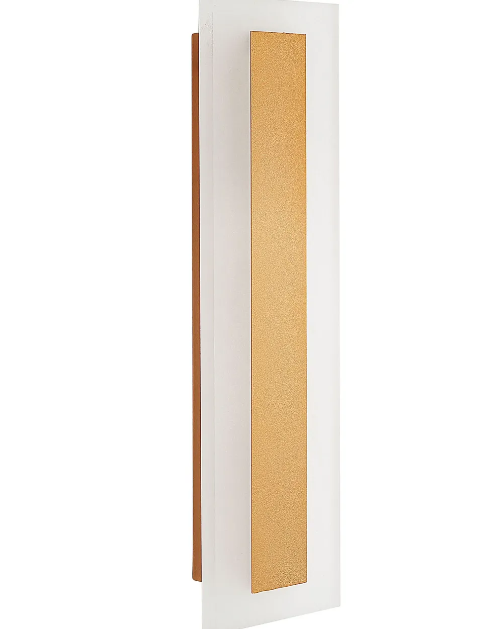 Valaisimet<Beliani Led-Ulkoseinavalaisin Teras Kulta 30 Cm Rosalie