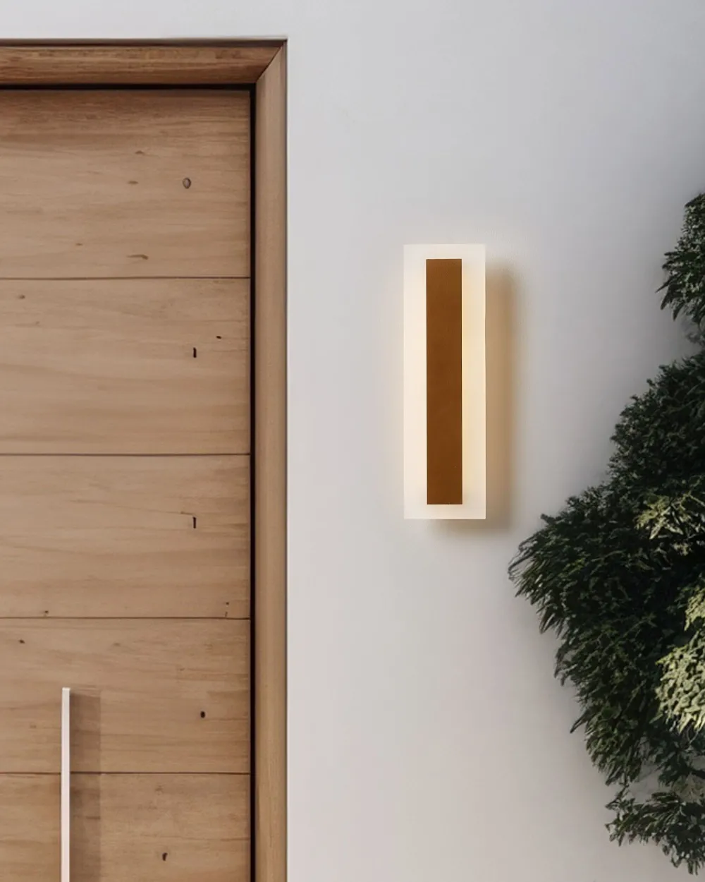 Valaisimet<Beliani Led-Ulkoseinavalaisin Teras Kulta 30 Cm Rosalie