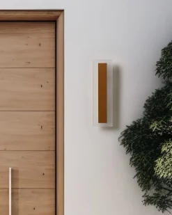 Valaisimet<Beliani Led-Ulkoseinavalaisin Teras Kulta 30 Cm Rosalie