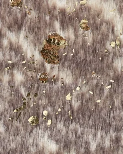 Matot<Beliani Lehman Tekotalja Taplat Ruskeanharmaa/Kulta 150 X 200 Cm Bogong