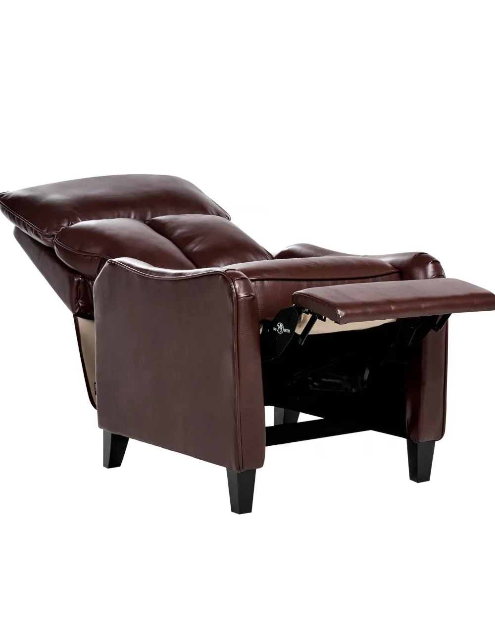 Cheap Beliani Lepotuoli Keinonahkainen Ruskea Royston