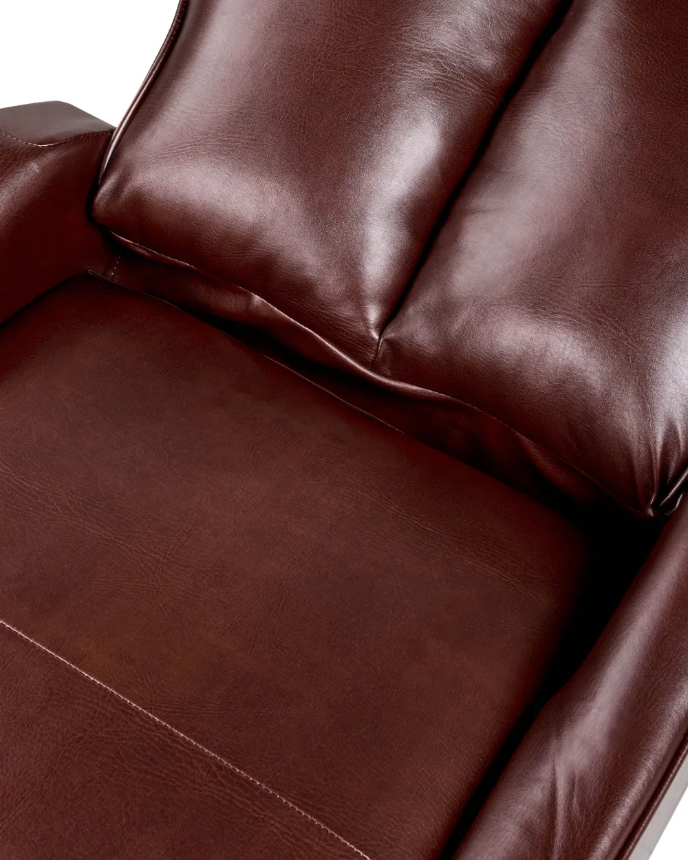 Cheap Beliani Lepotuoli Keinonahkainen Ruskea Royston