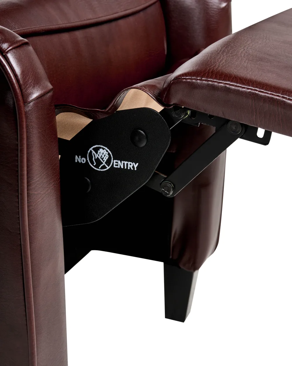 Cheap Beliani Lepotuoli Keinonahkainen Ruskea Royston