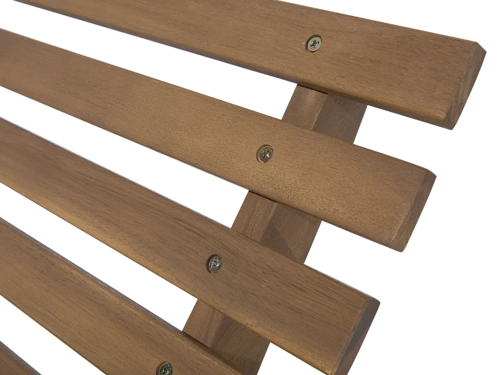 Ulkokalusteet<Beliani Lepotuoli Ruskeanharmaalla Pehmusteella Brescia