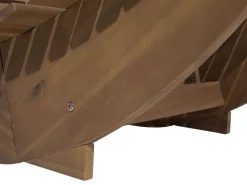 Ulkokalusteet<Beliani Lepotuoli Ruskeanharmaalla Pehmusteella Brescia