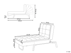 Outlet Beliani Lepotuoli Sametti Smaragdinvihrea Loiret