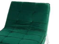 Outlet Beliani Lepotuoli Sametti Smaragdinvihrea Loiret