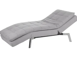 Clearance Beliani Lepotuoli Sametti Vaaleanharmaa Loiret