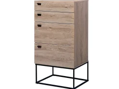 Säilytys<Beliani Lipasto 4 Laatikkoa Vaalea Puu Acra