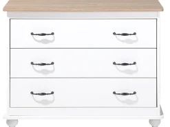 Sale Beliani Lipasto 3 Laatikkoa Valkoinen Everett