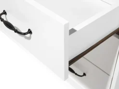 Sale Beliani Lipasto 3 Laatikkoa Valkoinen Everett