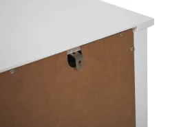 Clearance Beliani Lipasto 6 Laatikkoa Valkoinen Winchester