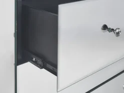 Clearance Beliani Lipasto Peililasi 4 Laatikkoa Hopea Nesle