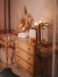 Säilytys<Beliani Lipasto Rottinki 3 Laatikkoa Vaalea Puu Ponca