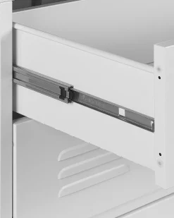 Cheap Beliani Lipasto Teras 4 Laatikkoa Valkoinen Enago