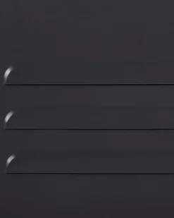 Säilytys<Beliani Lipasto Teras 4 Laatikkoa Musta Enago