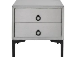 Sängyt<Beliani Makuuhuonesetti Sametti 3 Osaa Vaaleanharmaa 180 X 200 Cm Sezanne