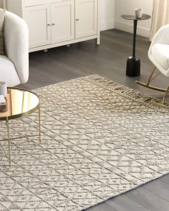 Matot<Beliani Matto Beige 200 X 300 Cm Alucra