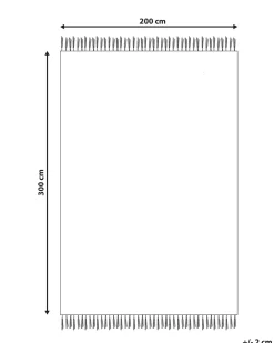 Matot<Beliani Matto Beige 200 X 300 Cm Alucra