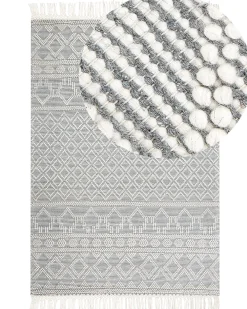 Matot<Beliani Matto Beige/Harmaa 160 X 230 Cm Solhan