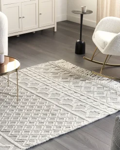 Matot<Beliani Matto Beige/Harmaa 160 X 230 Cm Solhan