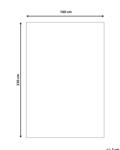 Online Beliani Matto Janiksen Tekoturkis Musta 160 X 230 Cm Mirpur