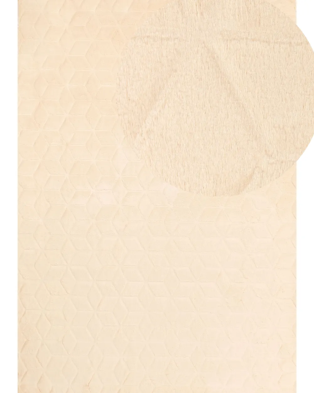 Matot<Beliani Matto Janiksen Tekoturkis Beige 160 X 230 Cm Thatta