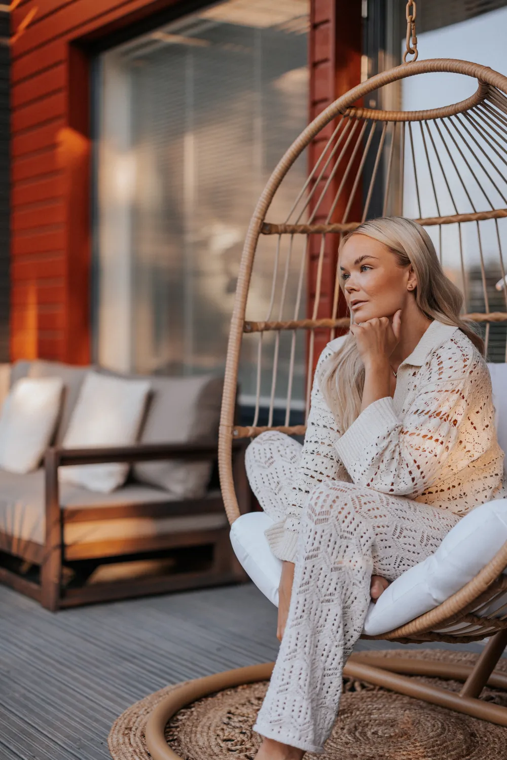 Matot<Beliani Matto Juutti Beige 120 Cm Dikili