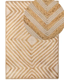 Matot<Beliani Matto Juutti Beige 140 X 200 Cm Pirli