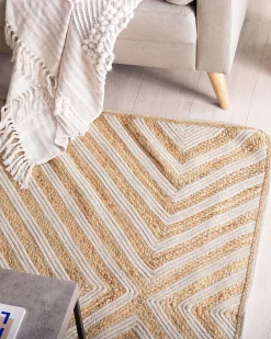 Matot<Beliani Matto Juutti Beige 140 X 200 Cm Pirli