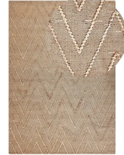 Matot<Beliani Matto Juutti Beige 160 X 230 Cm Daday