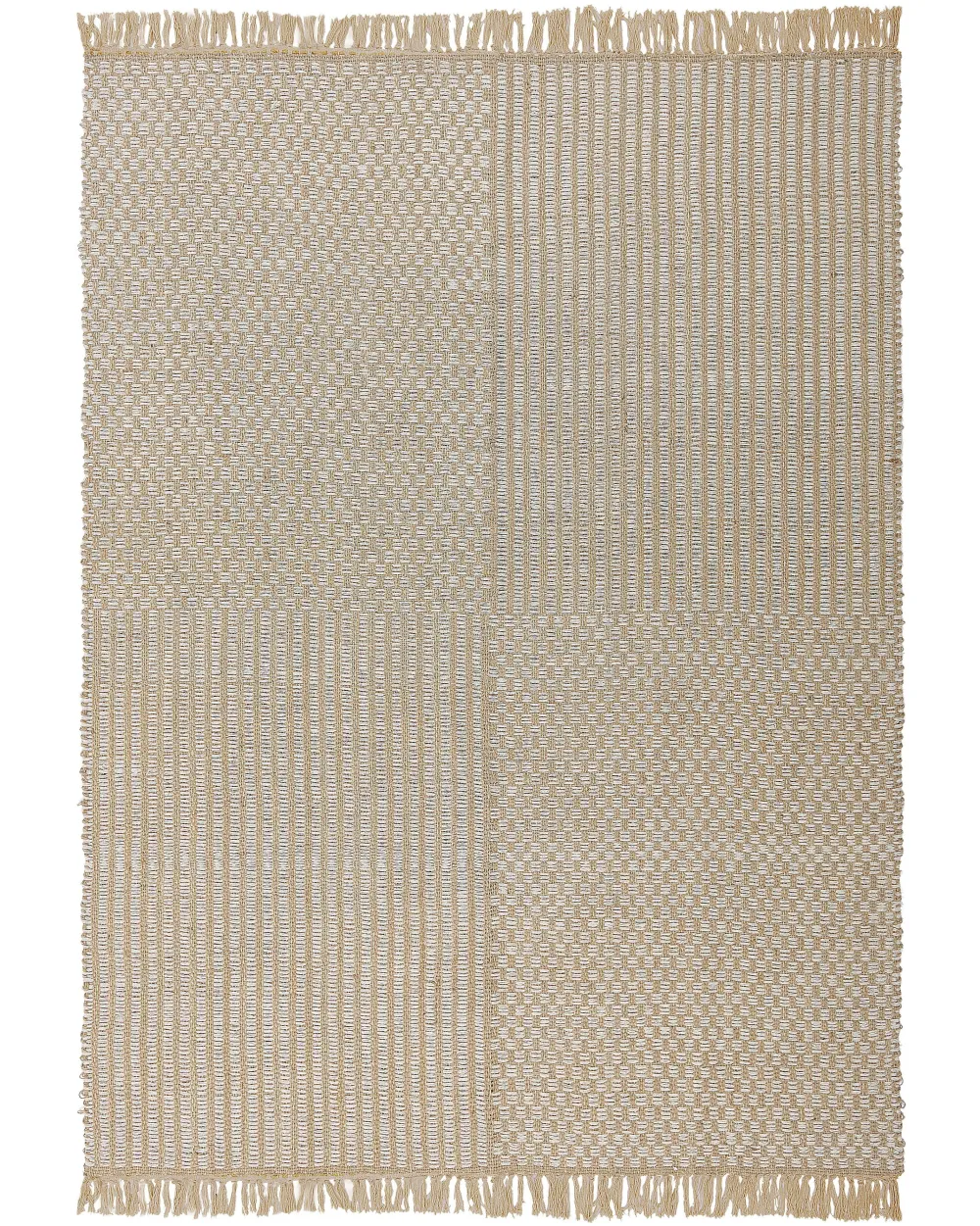Matot<Beliani Matto Juutti Beige 140 X 200 Cm Adabag