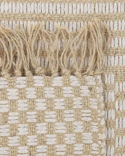 Matot<Beliani Matto Juutti Beige 140 X 200 Cm Adabag