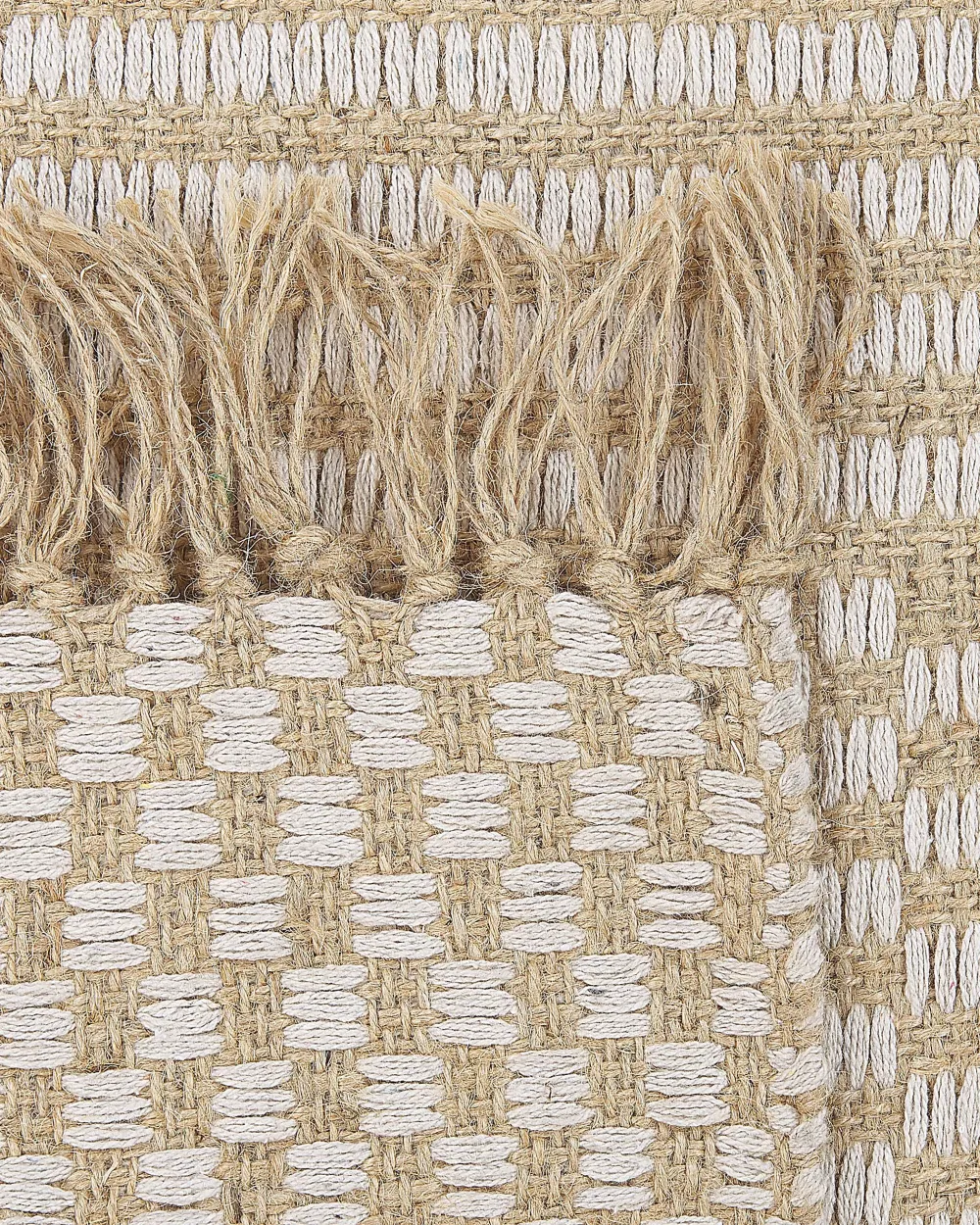 Matot<Beliani Matto Juutti Beige 140 X 200 Cm Adabag