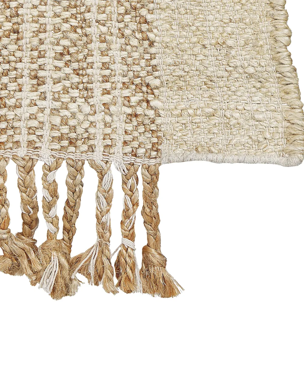 Matot<Beliani Matto Juutti Beige 160 X 230 Cm Ortaoba