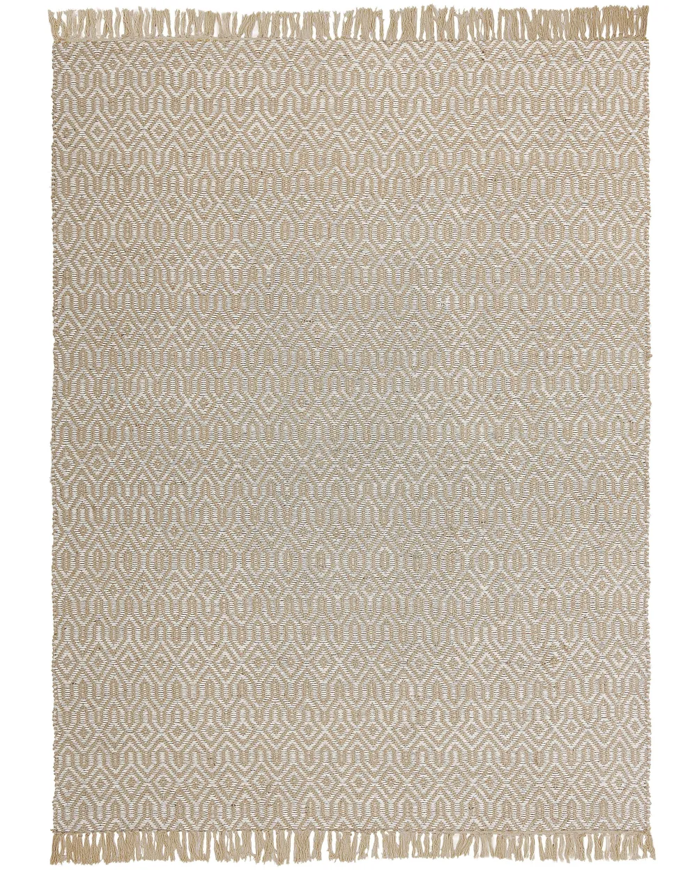 Matot<Beliani Matto Juutti Beige 140 X 200 Cm Pozanti