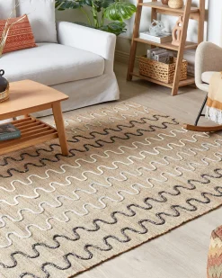 New Beliani Matto Juutti Beige 160 X 230 Cm Sogut