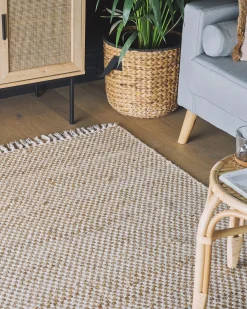 Matot<Beliani Matto Juutti Beige 140 X 200 Cm Zerdali