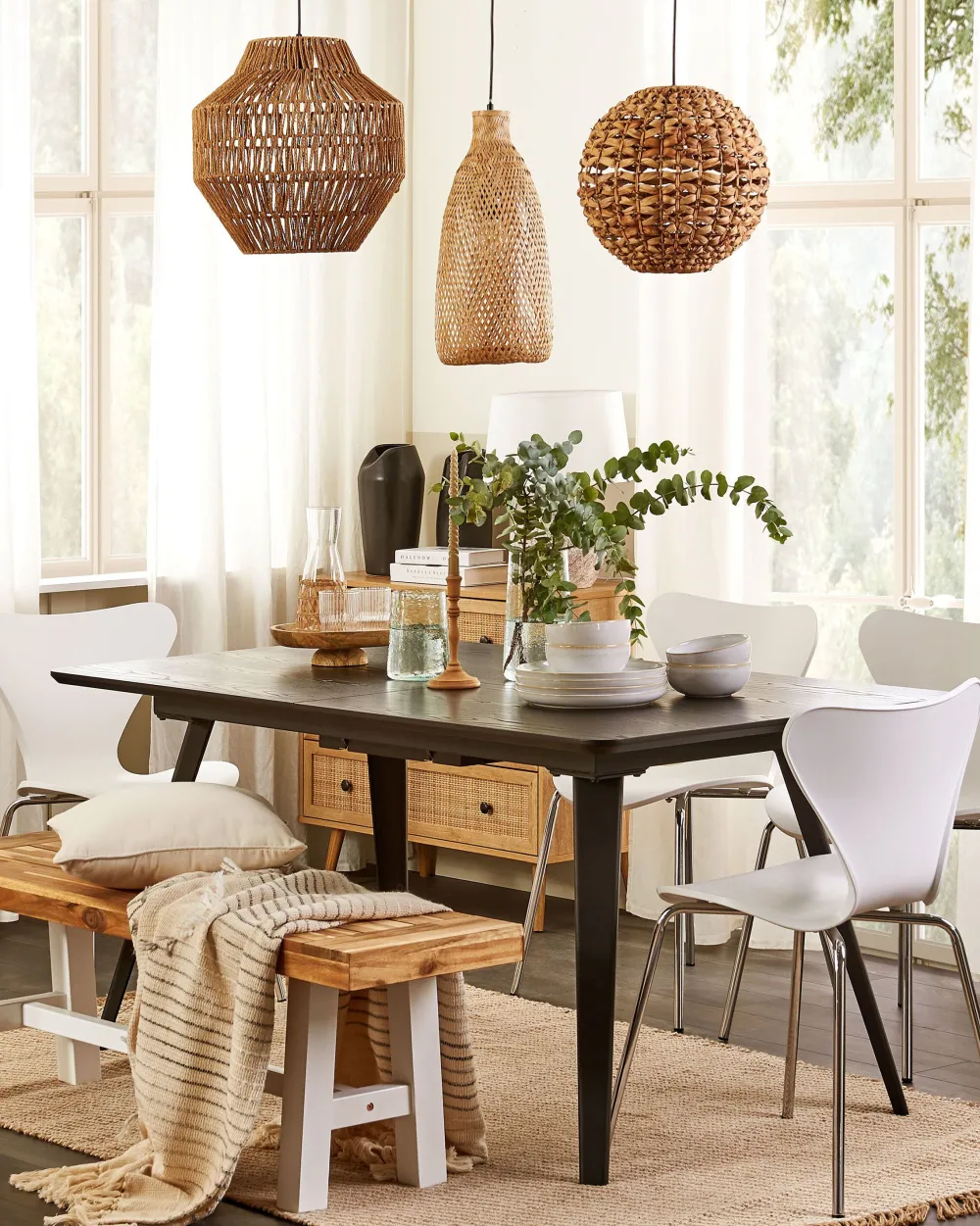 Matot<Beliani Matto Juutti Beige 140 X 200 Cm Zerdali