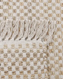 Matot<Beliani Matto Juutti Beige 140 X 200 Cm Zerdali