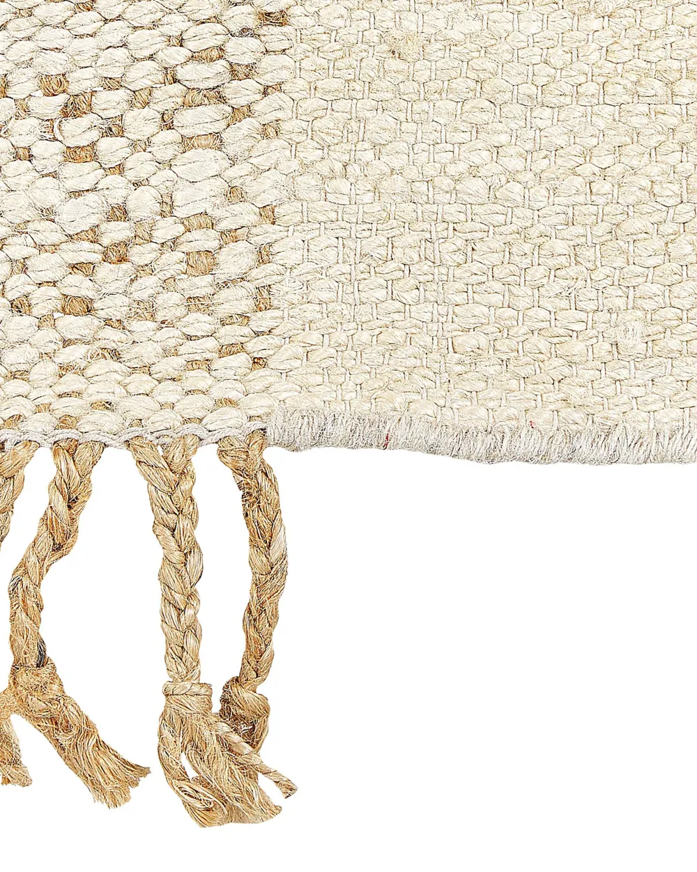 Online Beliani Matto Juutti Beige 160 X 230 Cm Hamzalar