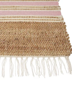 Cheap Beliani Matto Juutti Beige/Pastellipinkki 160 X 230 Cm Mirza