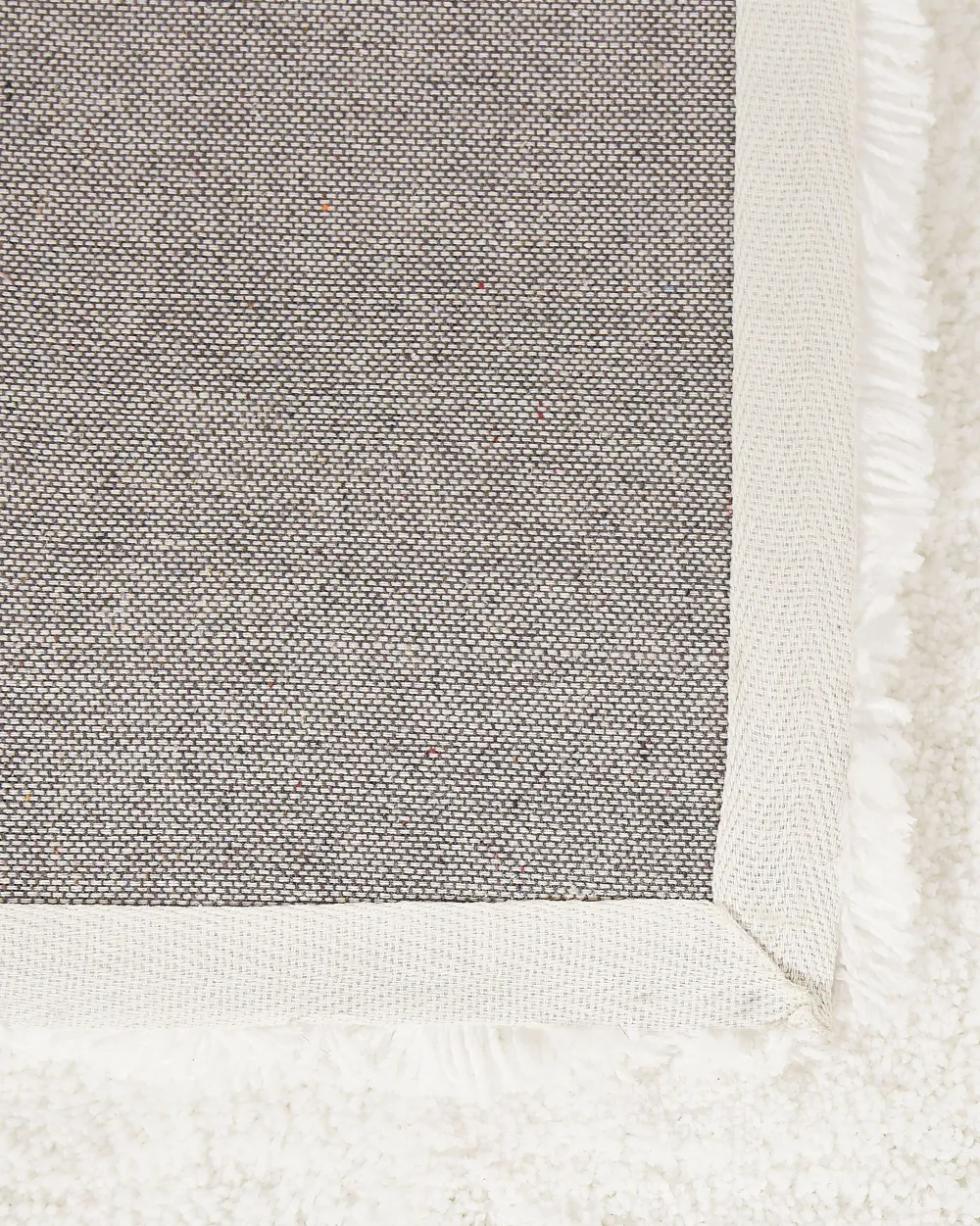 Matot<Beliani Matto Kangas Valkoinen 200 X 200 Cm Evren