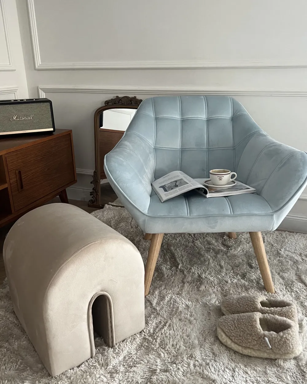 Matot<Beliani Matto Kangas Valkoinen 200 X 200 Cm Evren