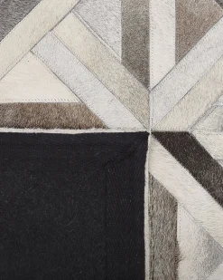 Cheap Beliani Matto Lehmannahka Beige/Ruskea 140 X 200 Cm Taytan